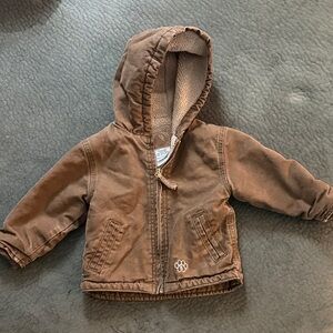 Berne Brown Kids Hooded Jacket